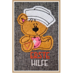 Stickdatei - Aua Bär Doodle